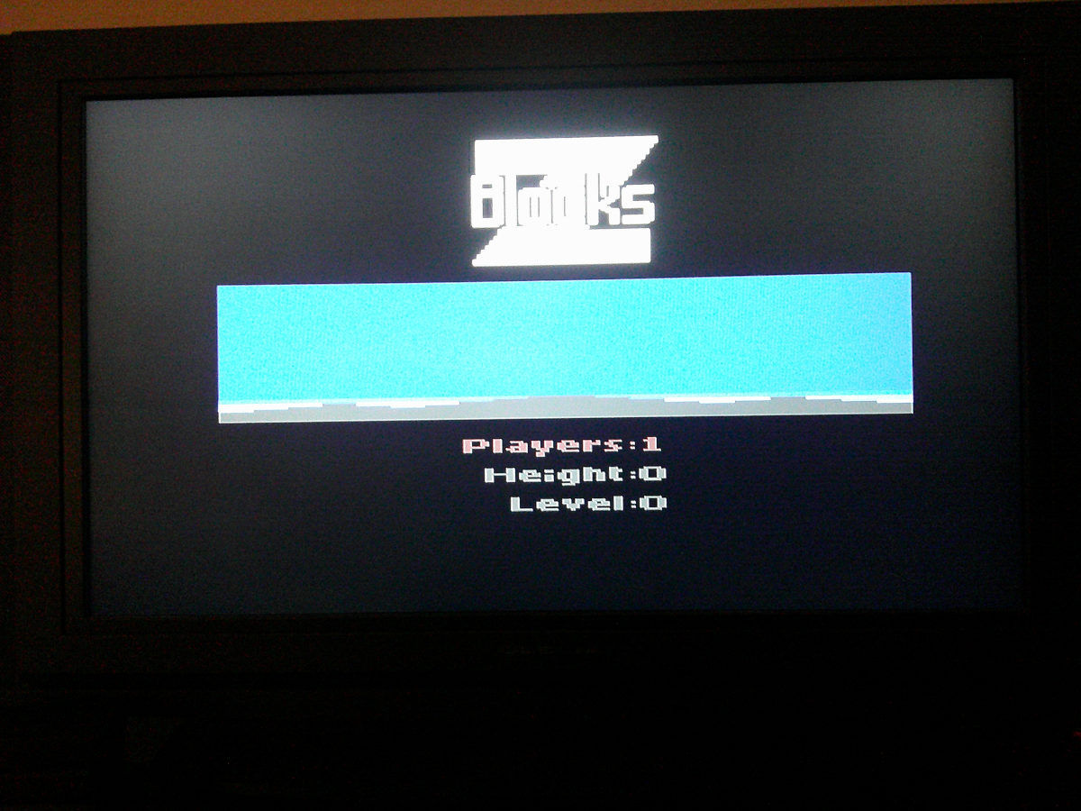 Z-Blocks – Atari 2600 and 2600+ Reproduction Game Cartridge NTSC