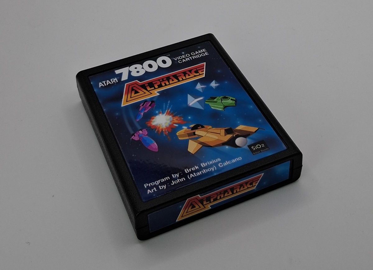 Alpha Race - Atari 7800 & Atari 7800+ Game Cartridge NTSC