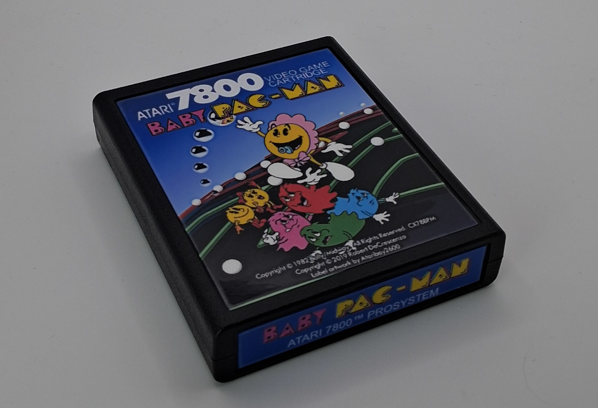 Baby Pac-Man – Atari 7800 and 7800+ Game Cartridge NTSC