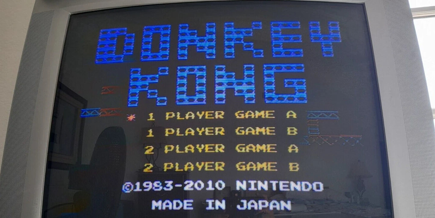 Donkey Kong Original Edition / Pie Factory Cement Factory NES Game Cartridge NTSC