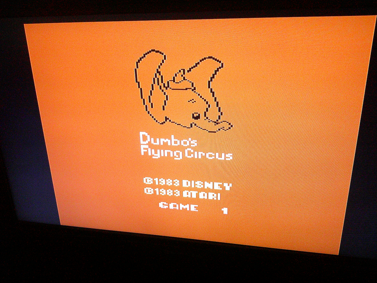 Dumbo Flying Circus - Atari 2600 & Atari 2600+ Game Cartridge NTSC