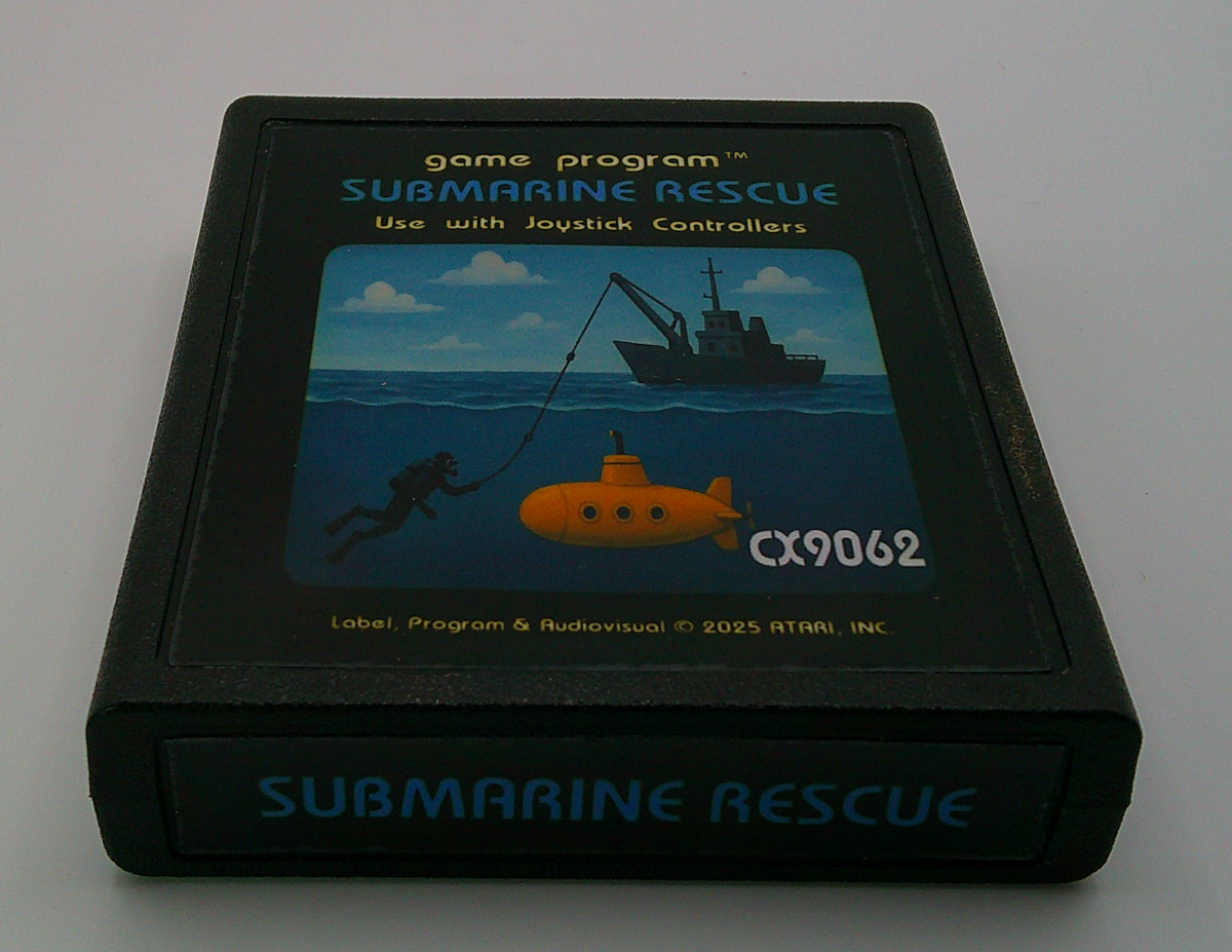 Submarine Rescue - Atari 2600 & Atari 2600+ Game Cartridge NTSC