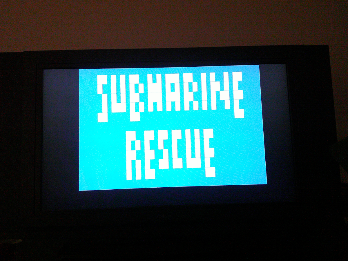 Submarine Rescue - Atari 2600 & Atari 2600+ Game Cartridge NTSC