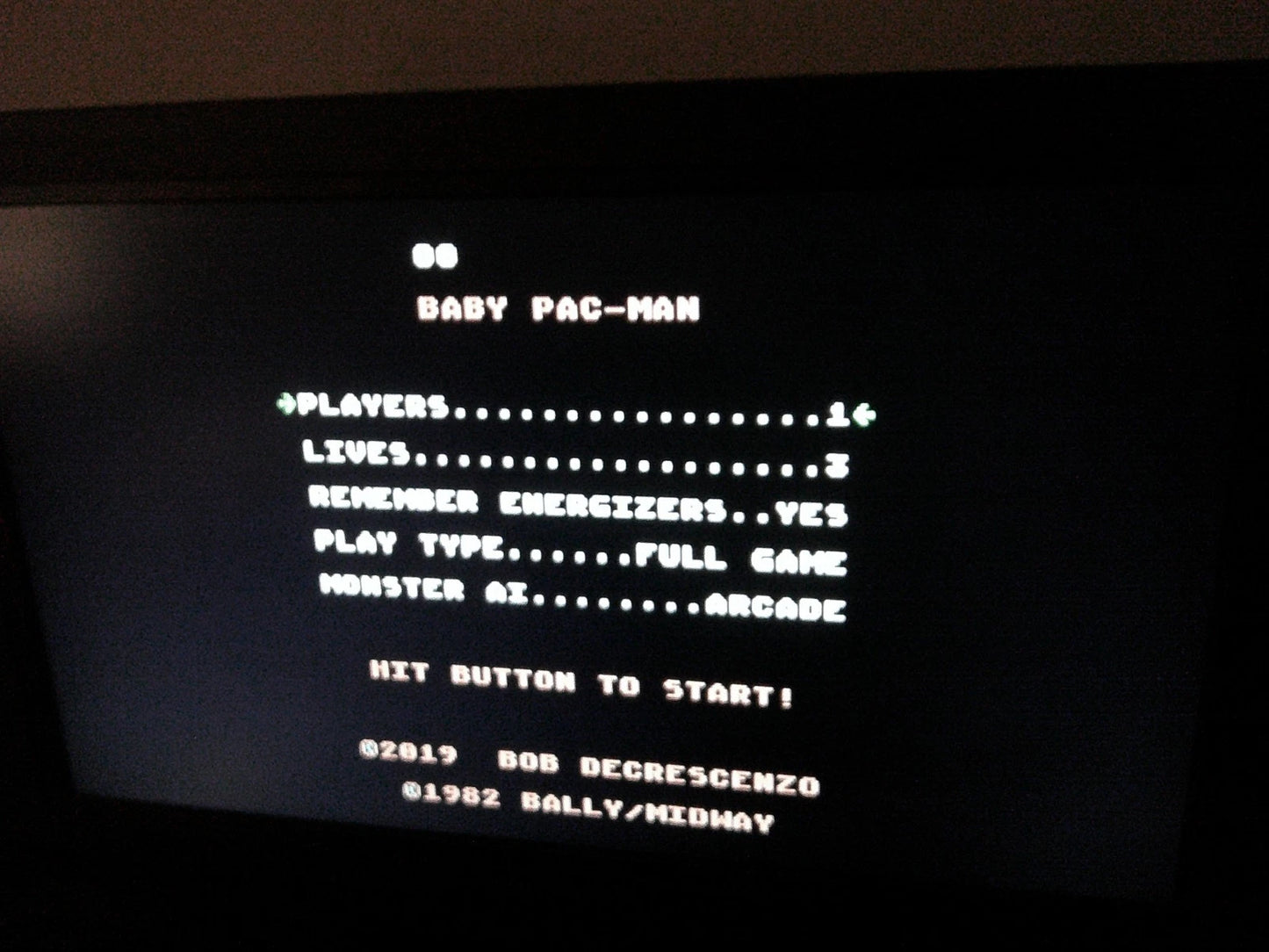 Baby Pac-Man – Atari 7800 and 7800+ Reproduction Game Cartridge NTSC